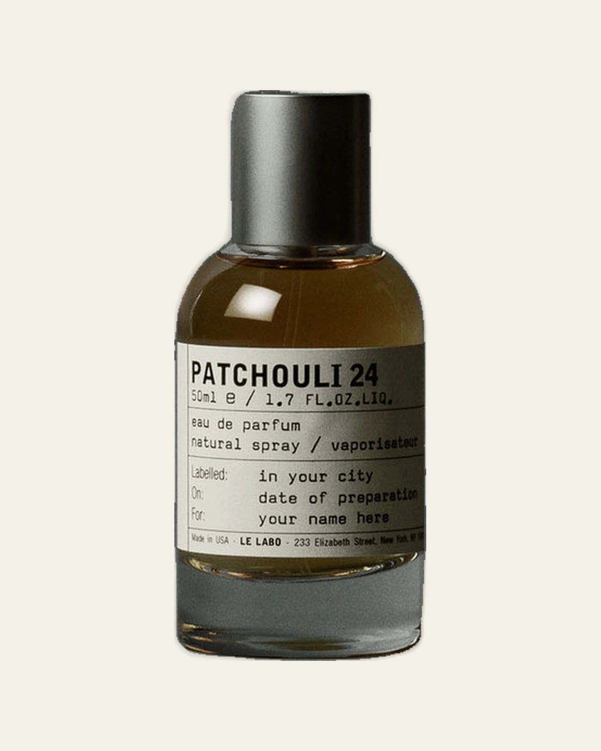 Le Labo Patchouli 24 Eau de Parfum 50ml – Flakon